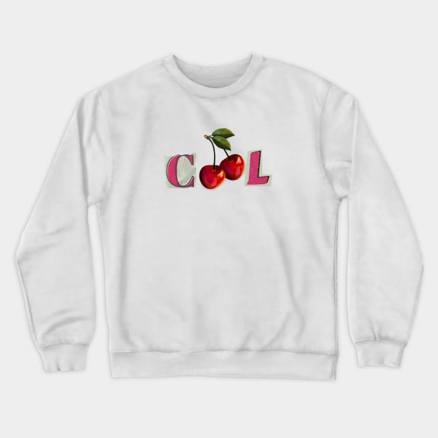 Cherry Cool Crewneck Sweatshirt by Almanzart